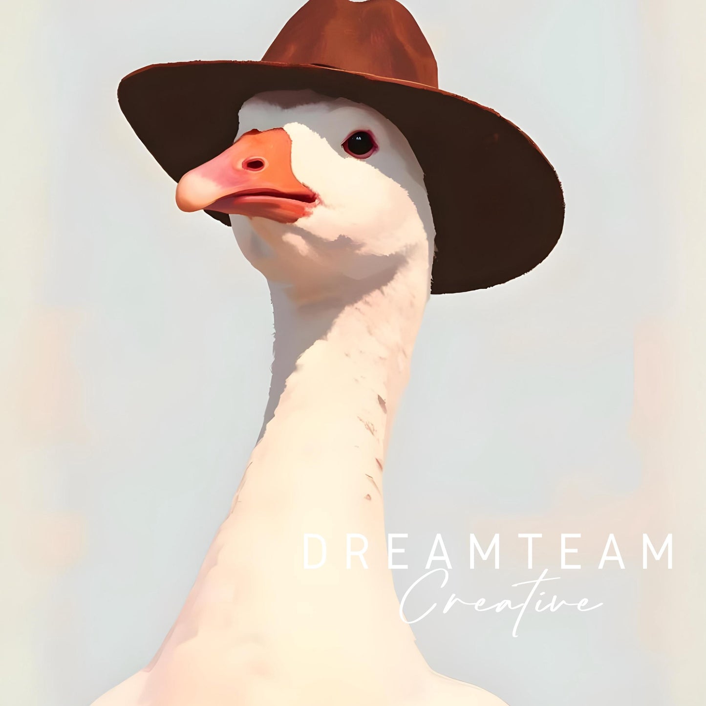 Goose Wall Art Western Goose Print Cowboy Goose Dorm Room Print Printable Cowgirl Goose Wall Art Neutral Boho Goose Print Digital Goose Wall