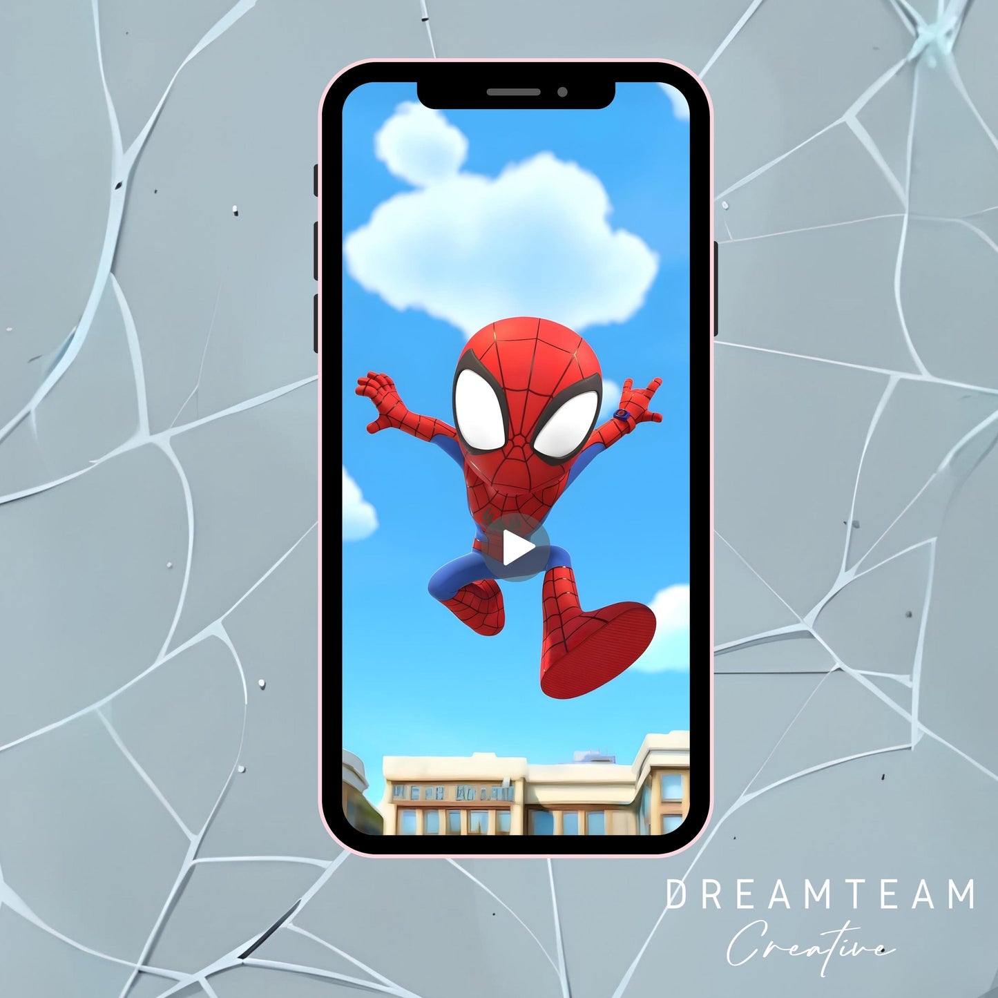 Spidey and Friends Video Invitation Digital Princess Superhero Birthday Video Invite Animated Spiderman and Princess Party Evite Video MP4