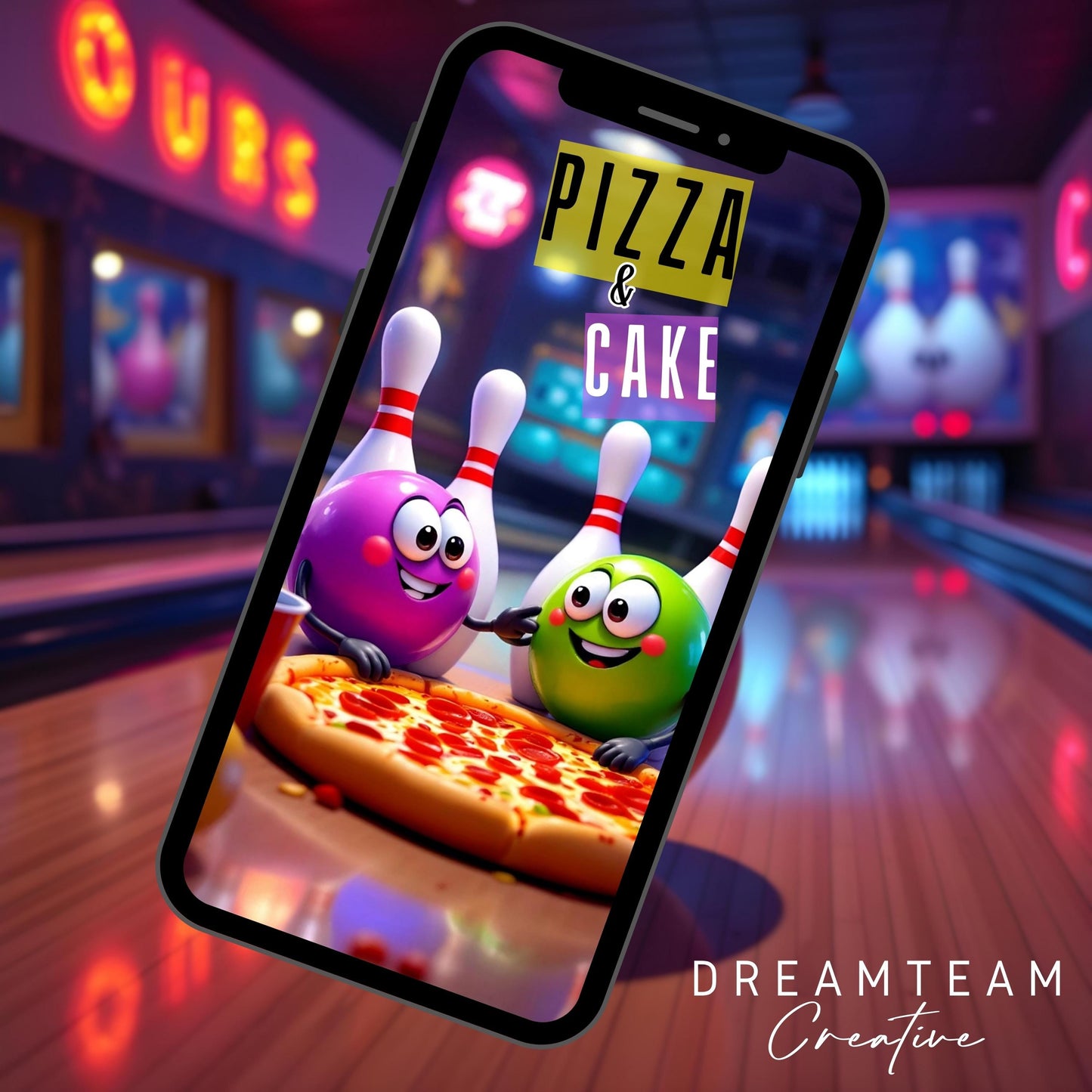 BOWLING BIRTHDAY Invitation Video Bowling Party Video Invitation Animated Bowling Pizza Party Bowling Video Invitation Bowling Evite MP4