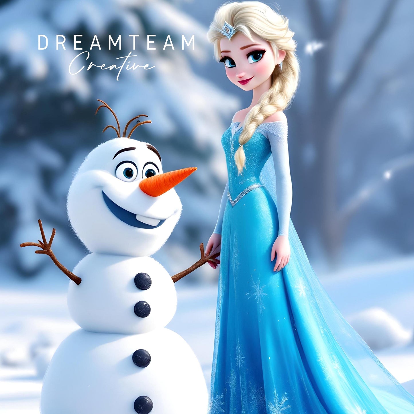 FROZEN Birthday Video Invitation Digital Princess Elsa Birthday Video Invite Animated Olaf and Princess Elsa Evite Olaf Video Invitation MP4