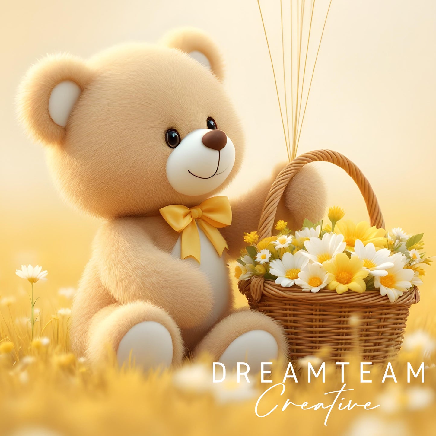 TEDDY BEAR Baby Shower Invitation Yellow Teddy Bear Video Invite Bearly Wait Baby Shower Video Invitation Gender Neutral Baby Shower Evite