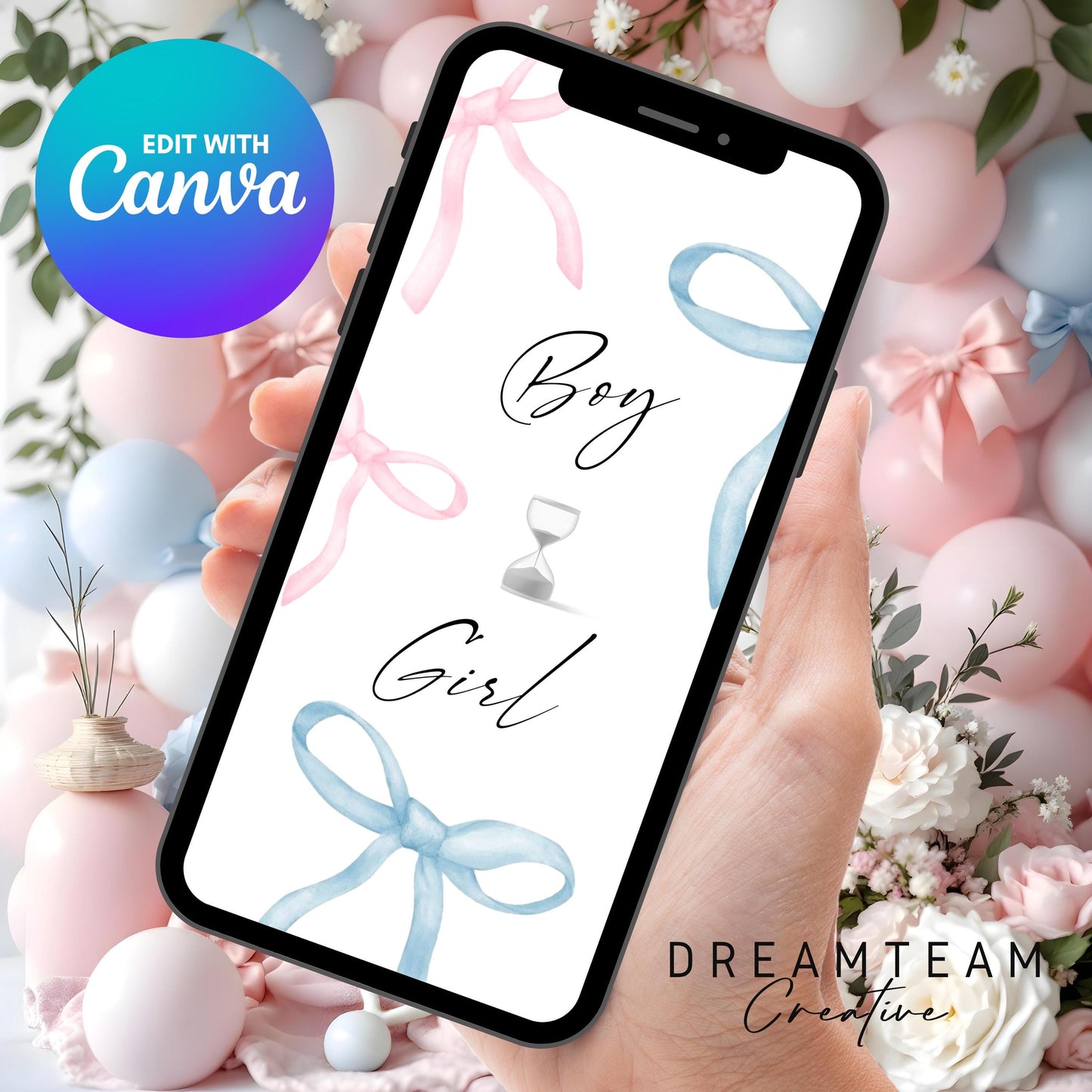 COQUETTE Gender Reveal Announcement Video It's a Boy Video Pregnancy Announcement Video Gender Reveal Video Gender Reveal Blue MP4 Video